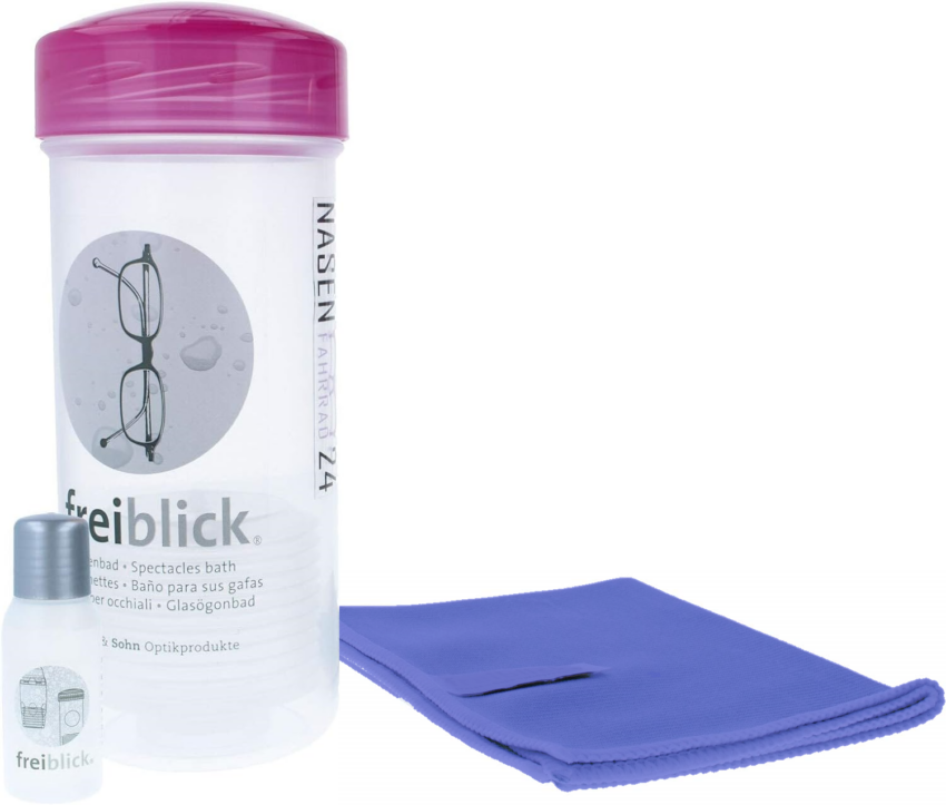 Brillenbad Roze Luxe (blauw doekje)-V3